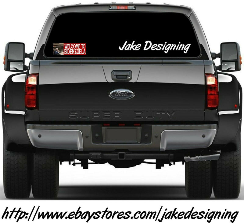 Anti Joe Biden Bumper Sticker WELCOME TO BIDENZUELA Sticker or Magnet FJB FU46