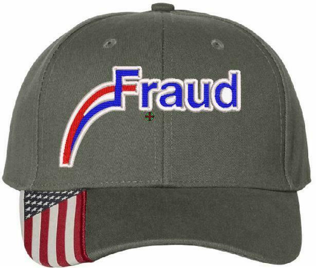Fraud Joe Biden Rigged Election 2020 Trump Hat USA300 Outdoor Cap w/Flag Brim