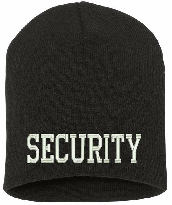 Police Fire Dept Security Border Patrol Sheriff Short Beanies Knit Caps Winter