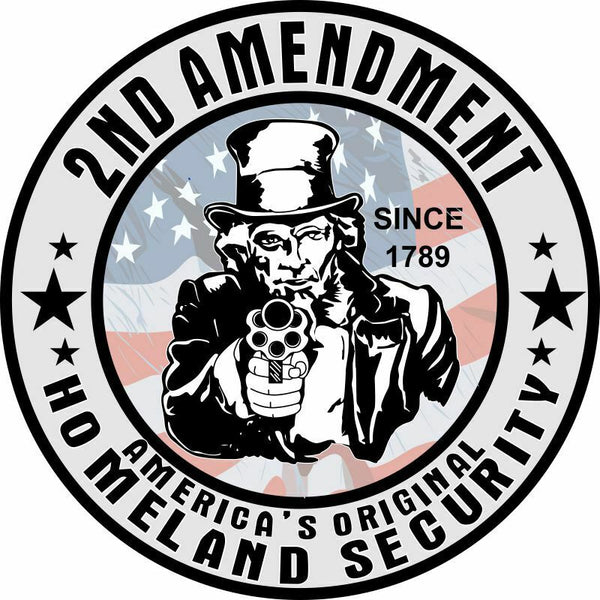 2nd Amendment Logo Gun Rights Decal - Various Sizes - Second Amendment Decal