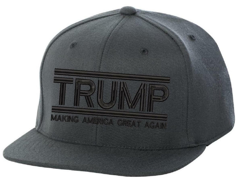 Make America Great Again- Donald Trump Hat 2020-US 110 Snapback Charcoal Cap