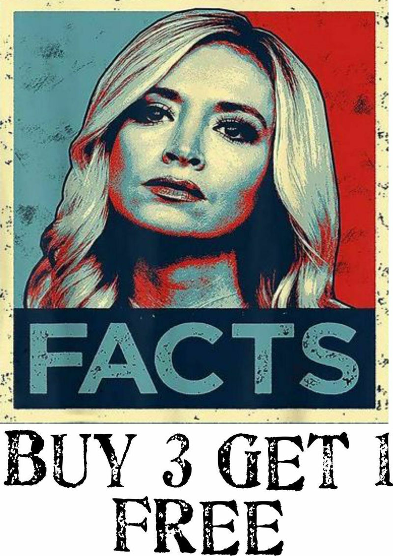 Kayleigh McEnany Sticker 2020 Facts Trump Decal Sticker 4" x 5" Bumper Sticker