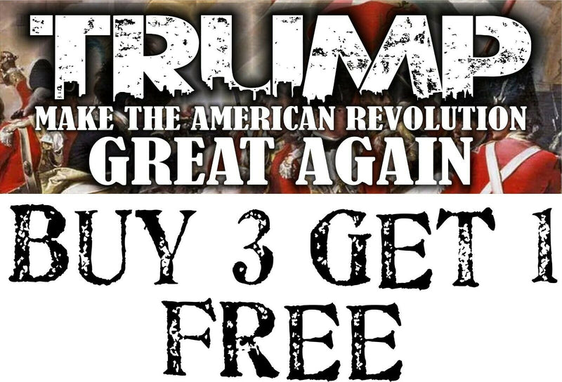 Trump Revolution Great Again Political Bumper Sticker 8.7"x3" MAGA Trump 2024