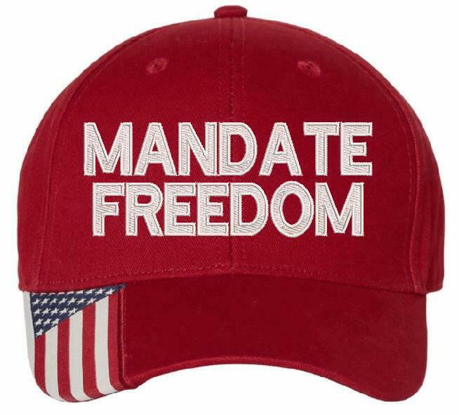 MANDATE FREEDOM HAT - Embroidered USA300 Adjustable Hat - Various Colors