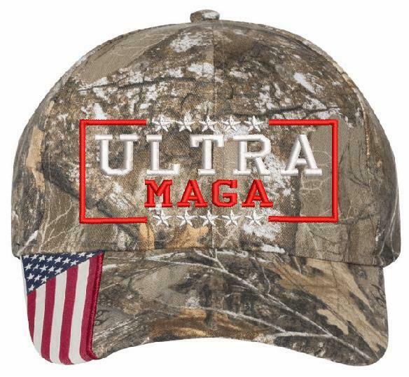 Ultra MAGA 2024 Trump Hat - Adjustable Embroidered Hat - Free Shipping