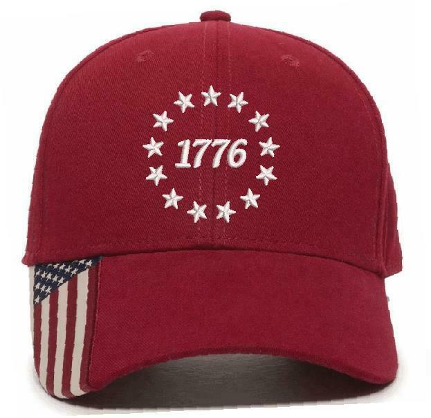 1776 Stars Embroidered USA-300 Hat - Declaration of Independence Hat - Various