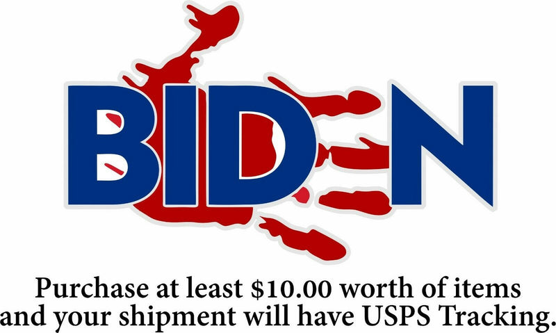President Joe Biden Bloody Hand Sticker Decal - Various Size Options Anti Biden