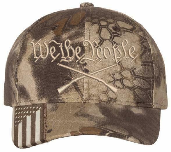 We The People Embroidered Hat 2nd Amendment Kryptek Typhoon or Highlander Hat