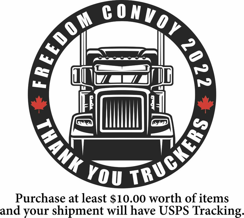 Freedom Convoy Decal - Thank you Truckers Fringe Minority Window Decal Freedom