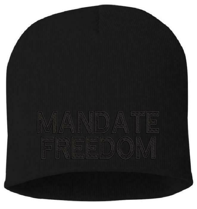 MANDATE FREEDOM Embroidered Winter hat - Various Colors, Beanie or Cuff