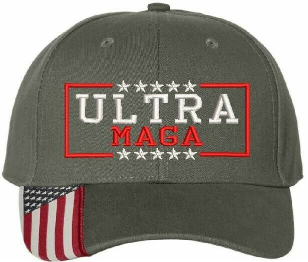 Ultra MAGA 2024 Trump Hat - Adjustable Embroidered Hat - Free Shipping