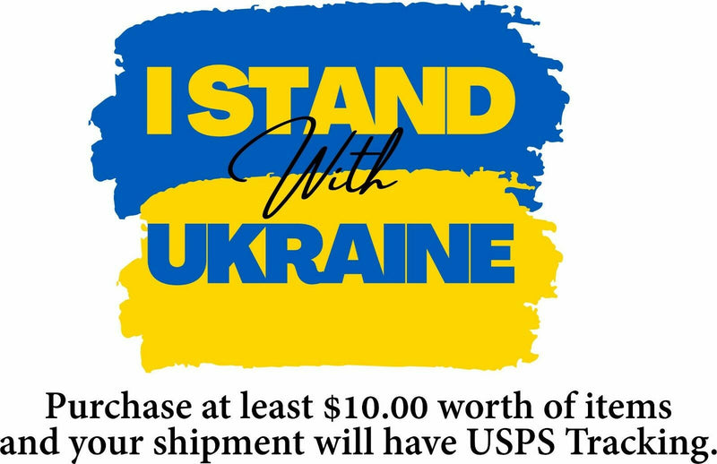 I Stand with Ukraine Decal - Die Cut Window Sticker Various Sizes Available