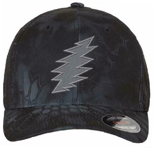 Grateful Dead SYF 'Bolt" Embroidered Flex fit Ball Cap Various Colors Garcia Hat