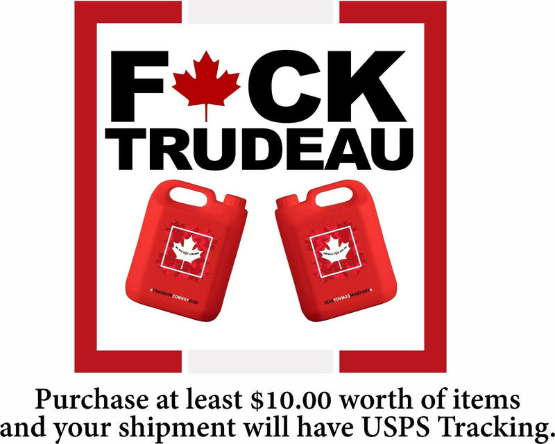 JUSTIN TRUDEAU Freedom Convoy Gas Can Window Decal or Magnet Various Sizes