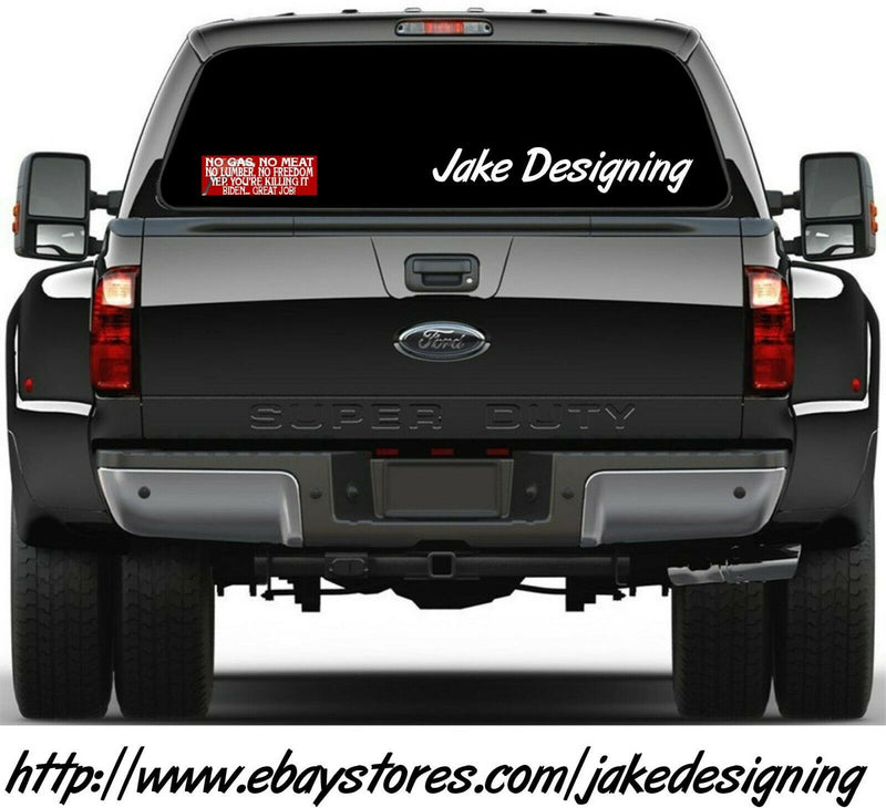 Anti Joe Biden Bumper Sticker You're Killing it Joe No Freedom 8.6" x 3" Decal
