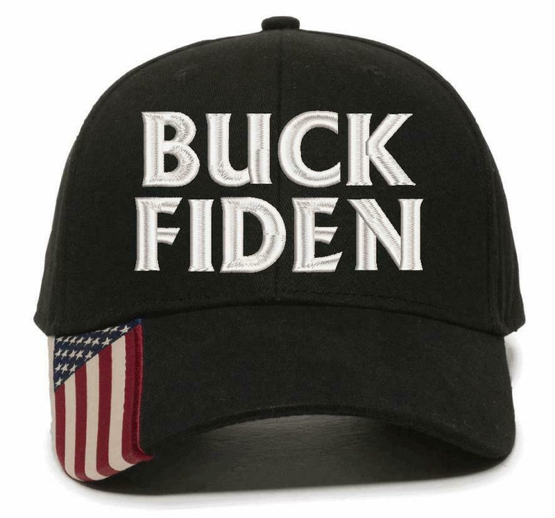 Anti Joe Biden B*CK FIDEN Adjustable Embroidered Hat - Various Color Options