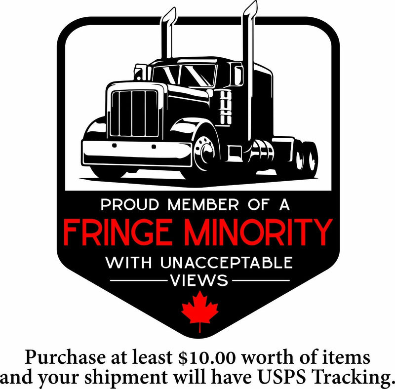 Fringe Minority Proud Member Window/Hardhat Decal or Magnet - Various Sizes
