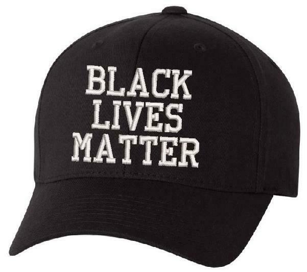 Black Lives Matter Embroidered Hat - AH-30 Adjustable or USA-300 Flag Hat