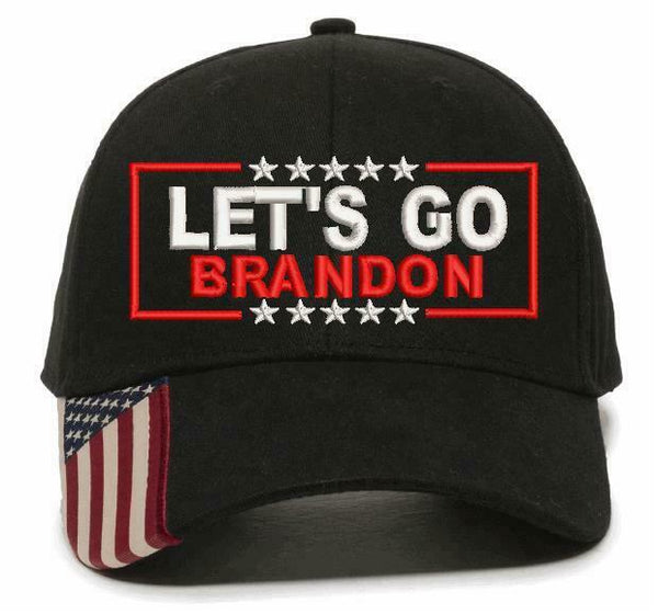 Let's Go Brandon Embroidered Adjustable USA300 Hat, FJB Hat, Joe Biden FU46 R112