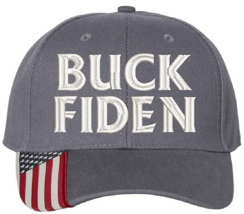 Anti Joe Biden B*CK FIDEN Adjustable Embroidered Hat - Various Color Options