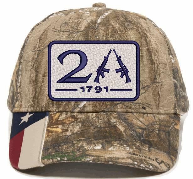 2nd Amendment 1791 AR15 Badge Style Embroidered Hat - Various Hat Options