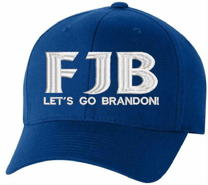 FU46 Anti Joe Biden Embroidered Flex Fit Hat FU46 FJB  - Various Colors