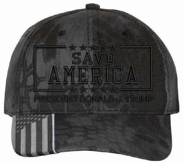 Save America Trump 2024 Donald J Trump Embroidered Hat - Adjustable Hat MAGA