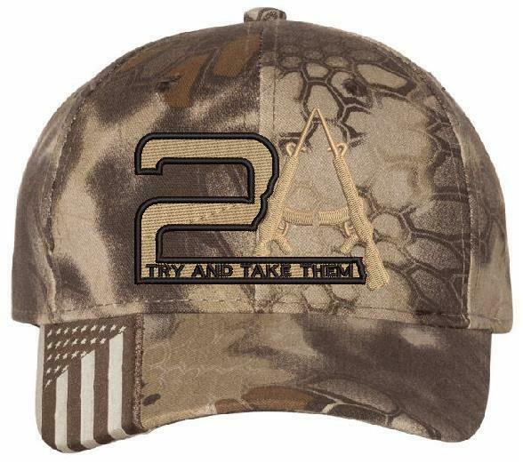 2nd Amendment Hat TRY AND TAKE THEM USA300 Outdoor Adjustable Hat 2nd Amendment