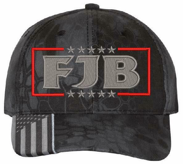 FJB Let's Go Brandon Embroidered Hat - FJB Stars Version - Adjustable USA300 Hat