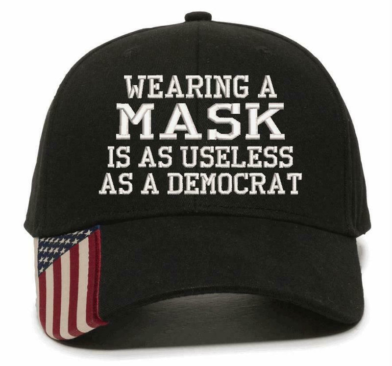 Anti Joe Biden Hat - Wearing Mask Useless as the president Adjustable USA300 Hat