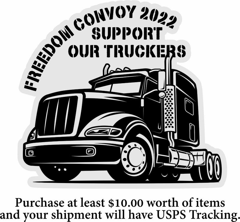 Freedom Convoy Decal - support our truckers window/hardhat decal - various sizes