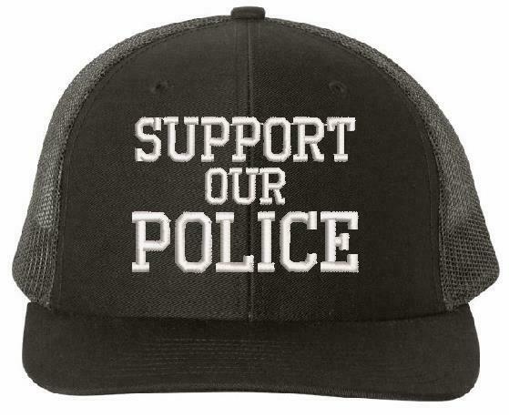 Support our Police Embroidered Hat - Various hat options available LEO Hat