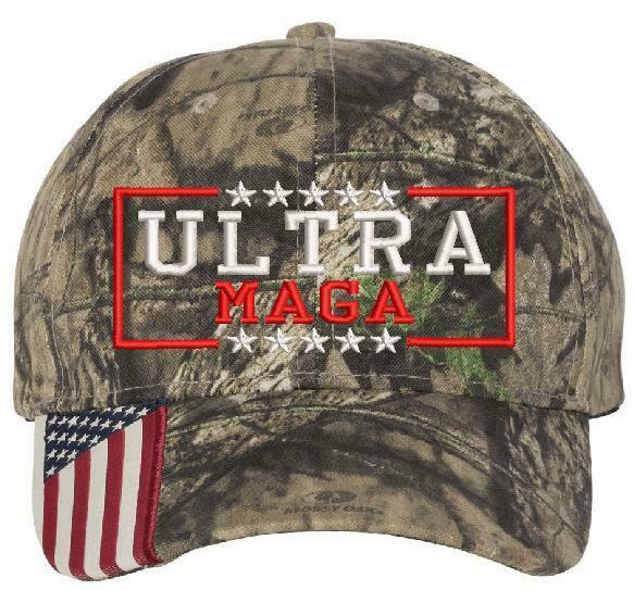 Ultra MAGA 2024 Trump Hat - Adjustable Embroidered Hat - Free Shipping