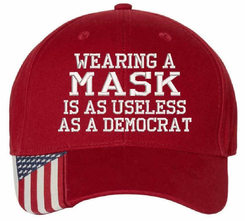 Anti Joe Biden Hat - Wearing Mask Useless as the president Adjustable USA300 Hat