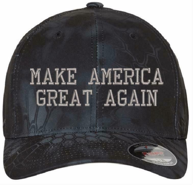 Donald Trump Hat Make America Great Again 6277 Kryptek Flex Fit Hat S/M or L/XL