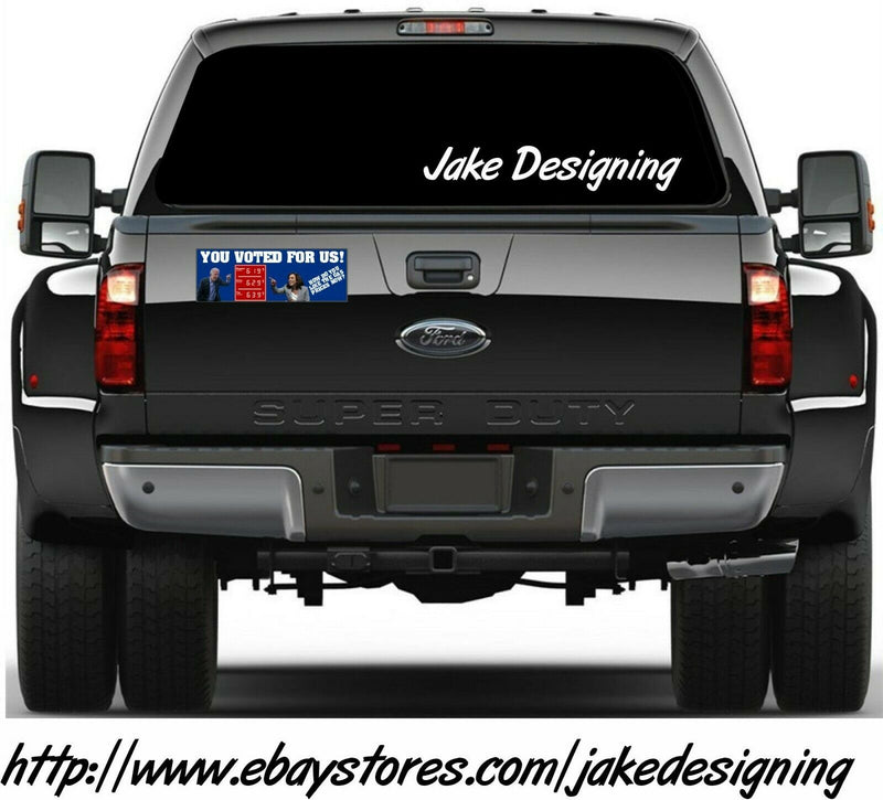 Joe Biden How do you like those gas prices now you voted for us decal or magnet