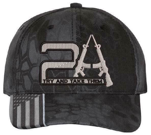 2nd Amendment Hat TRY AND TAKE THEM Hat - Kryptek Typhoon or Highlander Choice