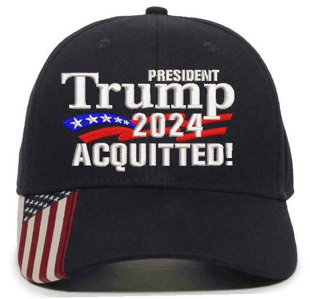 Trump 2024 - President Donald Trump ACQUITTED Adjustable USA300 STYLE HAT MAGA