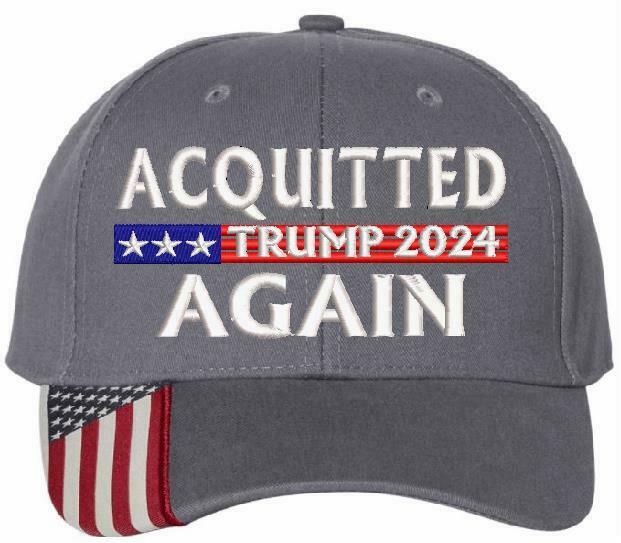 Trump 2024 - President Donald Trump ACQUITTED AGAIN Adjustable USA300 STYLE HAT