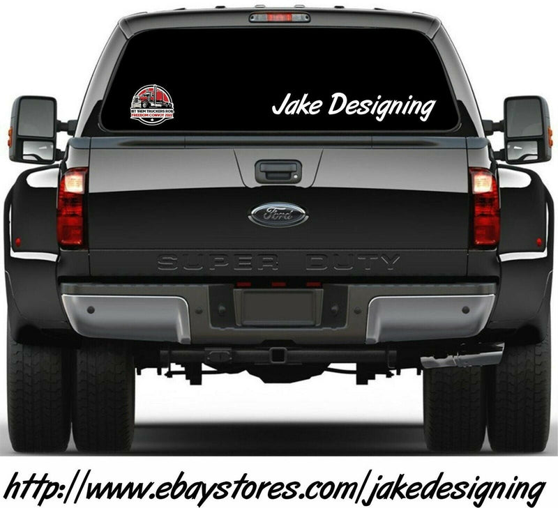 Freedom Convoy Decal - Let em' Roll Window or Hardhat Decal - Various Sizes - Powercall Sirens LLC