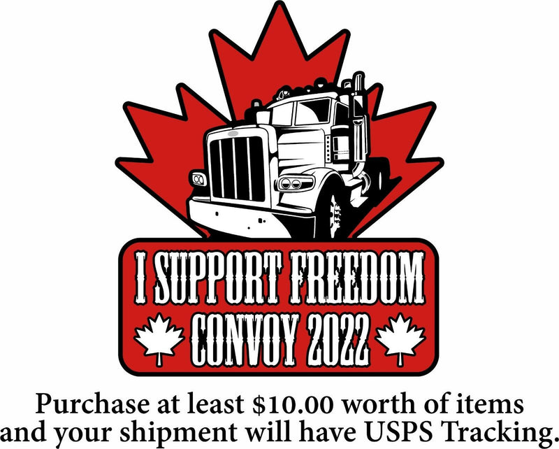 Freedom Convoy Decal - Support our Truckers 2022 Fringe Minority Window Decal