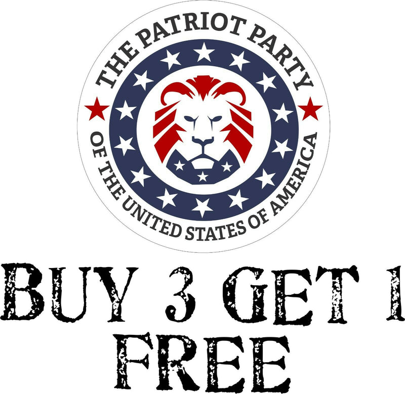 Patriot Party United States of America Decal Patriot Party Donald Trump 2024