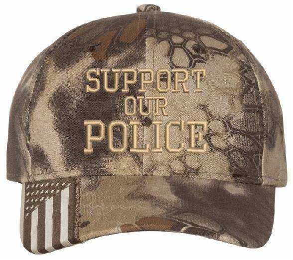 Support our Police Embroidered Hat - Various hat options available LEO Hat