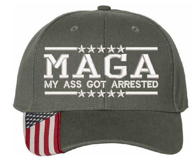 MAGA My Ass Got ARRESTED Embroidered Hat