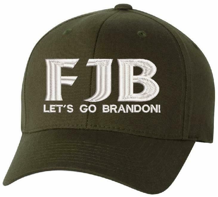 FU46 Anti Joe Biden Embroidered Flex Fit Hat FU46 FJB  - Various Colors