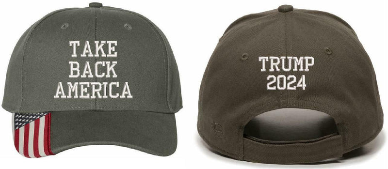 Donald Trump Hat "Take America Back" with TRUMP 2024 on the back - Various Hats