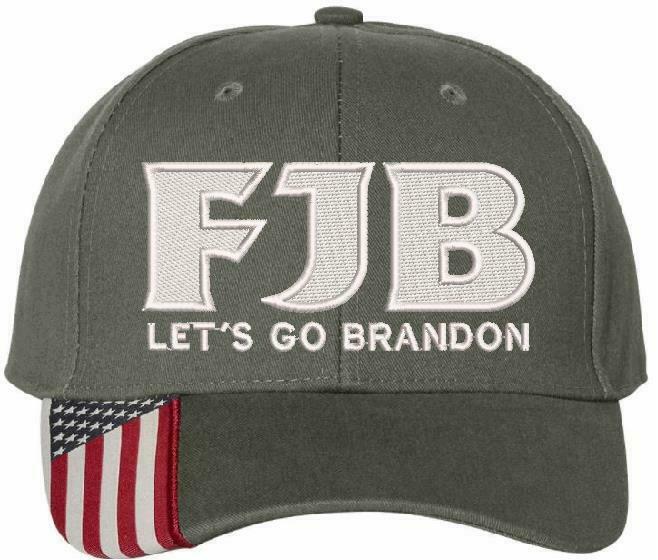 FJB Let's Go Brandon Embroidered Adjustable USA300 OR Typhoon Style Hat, FJB Hat