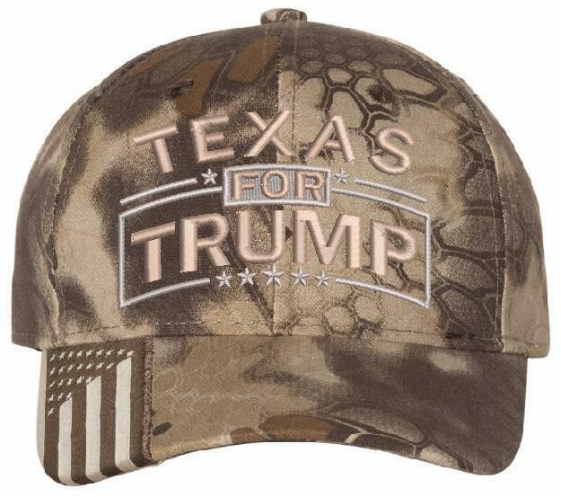 Texas for Trump Embroidered Ball Cap - Various Hat Choices Free Shipping