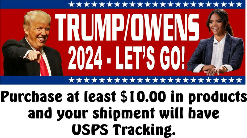 Candace Owens 2024 Trump 2020 for President Bumper Sticker - TRUMP MAGA 2024
