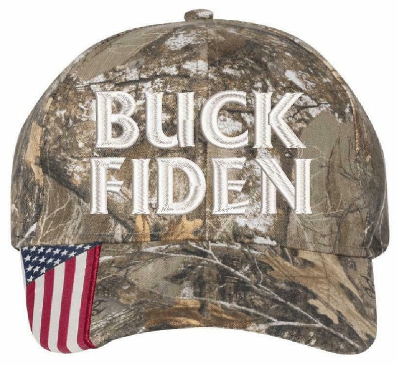 Anti Joe Biden B*CK FIDEN Adjustable Embroidered Hat - Various Color Options